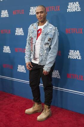 April 27, 2017 - Los Angeles, California, U.S - Jemar Michael at the premiere of Netflix s Dear White People held at Downtown Independent on Thursday April 27, 2017 in Los Angeles, California. Los Angeles U.S. - ZUMAp124 20170427_zaa_p124_021 Copyright: xArianaxRuizx
