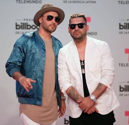 Latin artist Play-N-Skillz walks the red carpet during the 2017 Billboard Latin Music Awards at the Bank United Center, University of Miami, Miami, Florida on April 27, 2017.  MIA20170427122 GARYxIxROTHSTEIN