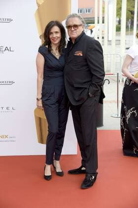 Michael Brandner mit Ehefrau Karin Brandner Roter Teppich Deutscher Filmpreis 2017 in der Messe Berlin am 28.04.2017