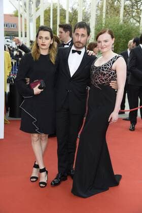 Ella Rumpf, Clemens Schick, Maria Dragus Roter Teppich Deutscher Filmpreis 2017 in der Messe Berlin am 28.04.2017