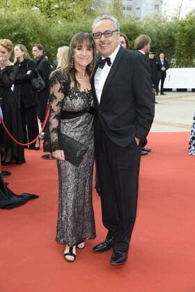 Wolfgang Stumph mit Ehefrau Christine Stumph Roter Teppich Deutscher Filmpreis 2017 in der Messe Berlin am 28.04.2017