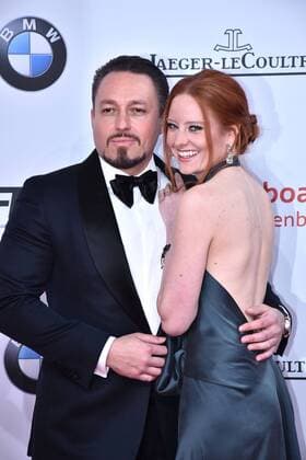 Barbara Meier und Klemens Hallmann bei der Verleihung Deutscher Filmpreis 2017 am 28.04.2017 in Berlin Deutscher Filmpreis 2017 in Berlin - Ankunft Roter Teppich 