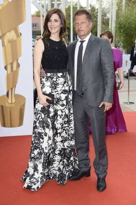 Til Schweiger, Christina Hecke Roter Teppich Deutscher Filmpreis 2017 in der Messe Berlin am 28.04.2017