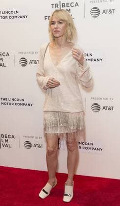US: 2017 Tribeca Film Festival Naomi Watts attends premiere of Chuck during 2017 Tribeca Film festival at BMCC  LevxRadin
