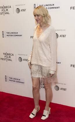 US: 2017 Tribeca Film Festival Naomi Watts attends premiere of Chuck during 2017 Tribeca Film festival at BMCC  LevxRadin