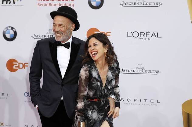 Heiner Lauterbach mit Ehefrau Viktoria Lauterbach bei der Verleihung des Deutschen Filmpreises 2017 in der Messe Berlin. Berlin, 28.04.2017 Foto:xS.xTschirnerx xFuturexImage