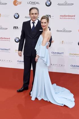 Giulio Ricciarelli mit Gattin Lisa Martinek bei der Verleihung des Deutschen Filmpreises 2017 in der Messe Berlin. Berlin, 28.04.2017 Foto:xF.xKernx xFuturexImage