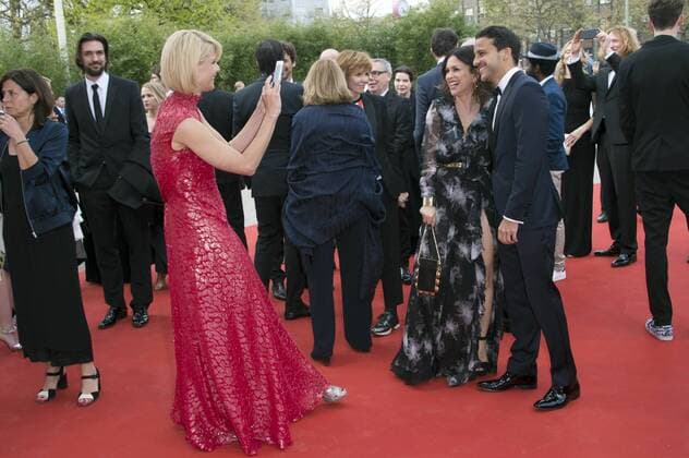 Natascha Grün, Viktoria Lauterbach und Kostja Ullmann bei der Verleihung des Deutschen Filmpreises 2017 in der Messe Berlin. Berlin, 28.04.2017 Foto:xF.xKernx xFuturexImage