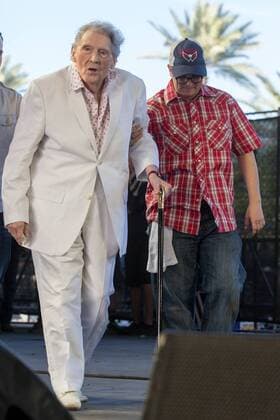 April 28, 2017 - Indio, California, U.S - JERRY LEE LEWIS during Stagecoach Music Festival in Indio, California Indio U.S. - ZUMAs135 20170428_zap_s135_060 Copyright: xDanielxDeSloverx