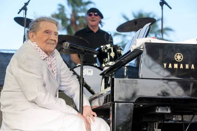 April 28, 2017 - Indio, California, U.S - JERRY LEE LEWIS during Stagecoach Music Festival in Indio, California Indio U.S. - ZUMAs135 20170428_zap_s135_062 Copyright: xDanielxDeSloverx