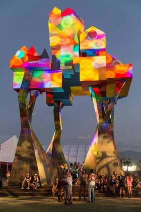 April 28, 2017 - Indio, California, U.S - One of several art installations at Stagecoach Music Festival in Indio, California Indio U.S. - ZUMAs135 20170428_zap_s135_079 Copyright: xDanielxDeSloverx