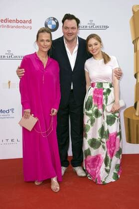 Claudia Michelsen, Charly Hübner und Mina Tander bei der Verleihung des Deutschen Filmpreises 2017 in der Messe Berlin. Berlin, 28.04.2017 Foto:xF.xKernx xFuturexImage