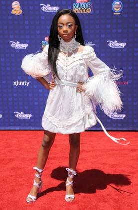 April 29, 2017 - Los Angeles, CA, United States - 29 April 2017 - Los Angeles, California - Skai Jackson. 2017 Radio Disney Music Awards held at Microsoft Theater in Los Angeles. Photo Credit: AdMedia Los Angeles United States - ZUMAa123 20170429_zaa_a123_223 Copyright: xBirdiexThompsonx