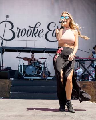 April 29, 2017 - Indio, California, U.S - BROOKE EDEN during Stagecoach Music Festival in Indio, California Indio U.S. - ZUMAs135 20170429_zap_s135_021 Copyright: xDanielxDeSloverx