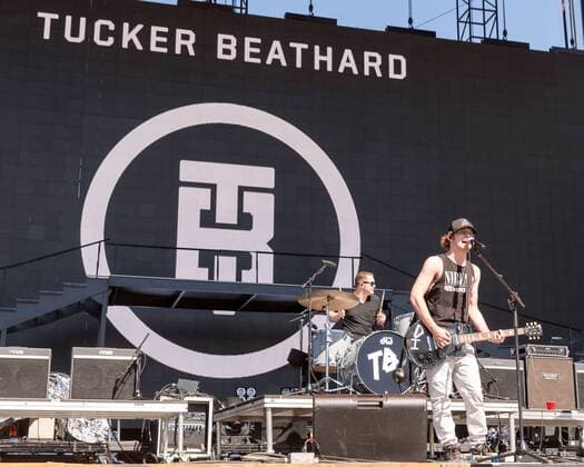 April 29, 2017 - Indio, California, U.S - TUCKER BEATHARD during Stagecoach Music Festival in Indio, California Indio U.S. - ZUMAs135 20170429_zap_s135_023 Copyright: xDanielxDeSloverx