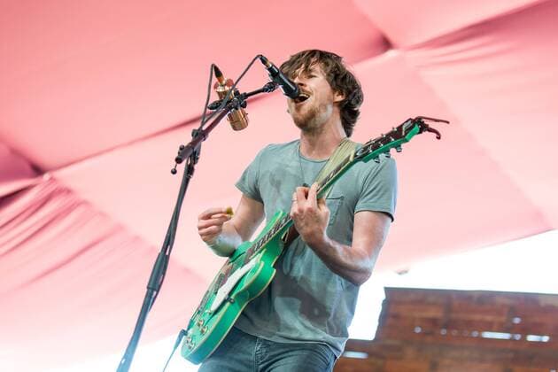 April 29, 2017 - Indio, California, U.S - KEVIN MCKEOWN of Black Pistol Fire during Stagecoach Music Festival in Indio, California Indio U.S. - ZUMAs135 20170429_zap_s135_046 Copyright: xDanielxDeSloverx