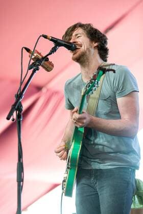 April 29, 2017 - Indio, California, U.S - KEVIN MCKEOWN of Black Pistol Fire during Stagecoach Music Festival in Indio, California Indio U.S. - ZUMAs135 20170429_zap_s135_049 Copyright: xDanielxDeSloverx