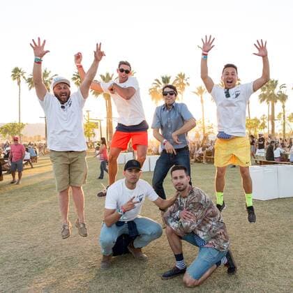 April 29, 2017 - Indio, California, U.S - Male music fans having fun during Stagecoach Music Festival in Indio, California Indio U.S. - ZUMAs135 20170429_zap_s135_053 Copyright: xDanielxDeSloverx