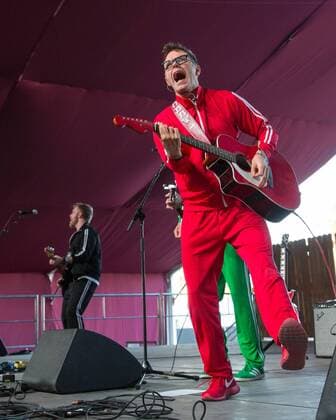 April 29, 2017 - Indio, California, U.S - BOBBY BONES performs with The Raging Idiots during Stagecoach Music Festival in Indio, California Indio U.S. - ZUMAs135 20170429_zap_s135_066 Copyright: xDanielxDeSloverx