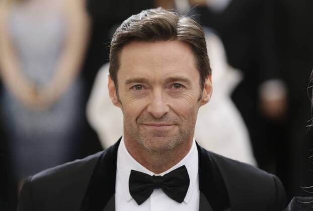 Hugh Jackman arrives on the red carpet at the Costume Institute Benefit at The Metropolitan Museum of Art celebrating the opening of Rei Kawakubo Comme des Garcons: Art of the In-Between in New York City on May 1, 2017.  NYP20170501634 JOHNxANGELILLO