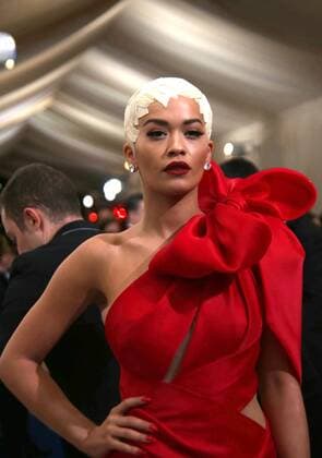 May 1, 2017 - New York, New York, U.S. - RITA ORA attends the Metropolitan Museum Costume Institute Benefit celebrating the exhibition of Rei Kawakubo Comme des Garcons-Art of the In Between.Met Museum,NYC.May 1, 2017.Photos by , Photos Inc. New York U.S. - ZUMAms4_ 20170501_zaf_ms4_097 Copyright: xSoniaxMoskowitzx