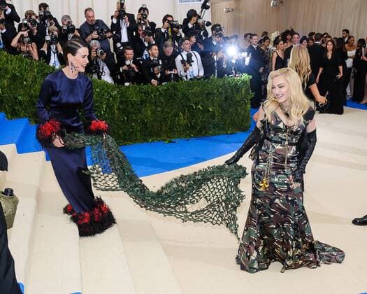 May 1, 2017 - New York, NY, United States - 01 May 2017 - New York, New York - Sarah Paulson, Madonna. 2017 Metropolitan Museum of Art Costume Institute Benefit Gala at The Metropolitan Museum of Art. Photo Credit: Christopher Smith AdMedia New York United States - ZUMAa123 20170501_zaa_a123_168 Copyright: xChristopherxSmith Admediax