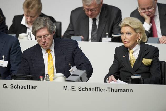 Georg F. W. SCHAEFFLER, Aufsichtsratsmitglied, Gesellschafter der Schaeffler Gruppe Maria-Elisabeth SCHAEFFLER-THUMANN, Aufsichtsratsmitglied, Gesellschafterin der Schaeffler Gruppe, Hauptversammlung der Continental AG , am 28.04.2017 in Hannover
