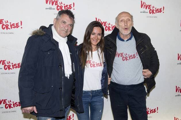 Jean Marie Bigard - Emmanuelle Boidron - Rufus CELEBRITES : Avnt Premiere de Vive la Crise - Paris - 02 05 2017 JBAutissier Panoramic 