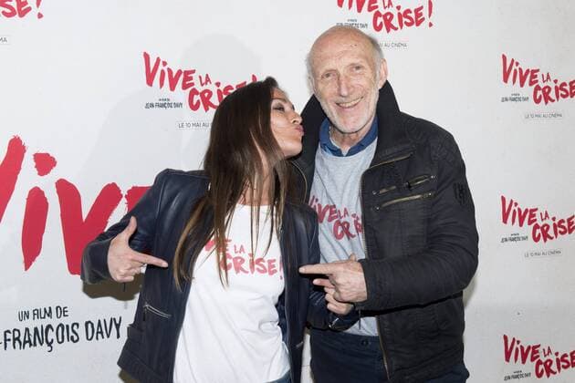 Emmanuelle Boidron et Rufus CELEBRITES : Avnt Premiere de Vive la Crise - Paris - 02 05 2017 JBAutissier Panoramic 