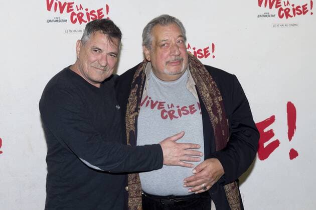 Jean Marie Bigard et Jean Claude Dreyfus CELEBRITES : Avnt Premiere de Vive la Crise - Paris - 02 05 2017 JBAutissier Panoramic 