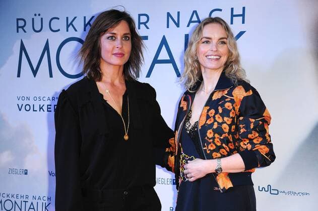 Susanne Wolff und Nina Hoss, die beiden Schauspielerinnen bei der Rückkehr nach Montauk Film Premiere am 3.05.2017 in München Rueckkehr nach Montauk Filmpremiere in Muenchen, 2017 