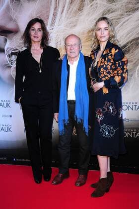 Susanne Wolff, Volker Schlöndorff und Nina Hoss bei der Rückkehr nach Montauk Film Premiere am 3.05.2017 in München Rueckkehr nach Montauk Filmpremiere in Muenchen, 2017 
