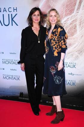 Susanne Wolff und Nina Hoss, die beiden Schauspielerinnen bei der Rückkehr nach Montauk Film Premiere am 3.05.2017 in München Rueckkehr nach Montauk Filmpremiere in Muenchen, 2017 