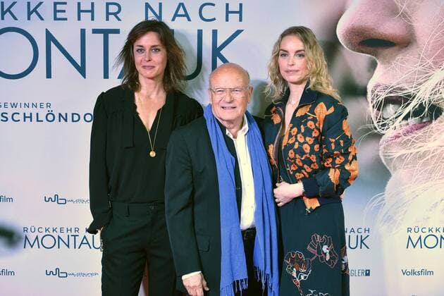 v.li:Susanne WOLFF,Schauspielerin,Volker SCHLOENDORFF,Regisseur,Nina HOSS,Schauspielerin, Filmpremiere Rueckkehr nach Montauk im City Kino in Muenchen am 03.05.2017.