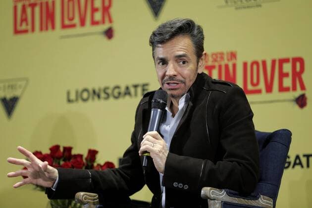 Mexican actors Eugenio Derbez delivers a press conference to present the film How to be a Latin Lover with Salma Hayek, in Mexico City, Mexico, 03 May 2017. Hayek and Derbez perform at the comedy with US actresses Kristen Bell and Raquel Welch and actor Rob Lowe. SALMA HAYEK AND EUGENIO DERBEZ PRESENT THEIR FILM HOW TO BE A LATIN LOVER IN MEXICO !ACHTUNG: NUR REDAKTIONELLE NUTZUNG!  Copyright: xJoséxMéndezx MEX001 20170503-636294469662444228