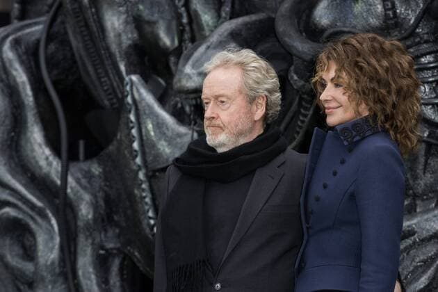 Alien: Covenant, World Premiere, London, UK London, UK. 4 May 2017. Ridley Scott and Giannina Facio attend the World Premiere of the Ridley Scott movie Alien: Covenant in Leicester Square.