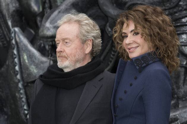 Alien: Covenant, World Premiere, London, UK London, UK. 4 May 2017. Ridley Scott and Giannina Facio attend the World Premiere of the Ridley Scott movie Alien: Covenant in Leicester Square.