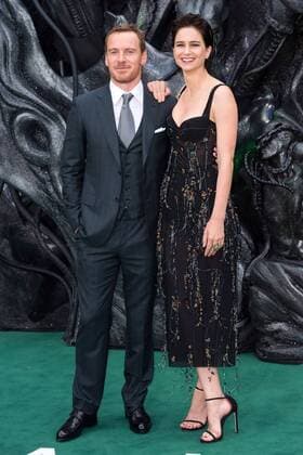 May 4, 2017 - London, London, UK - Michael Fassbender and Katherine Waterston attend the world film premiere of Alien: Covenant World Premiere in London London UK  - ZUMAt138 20170504_zap_t138_001 Copyright: xRayxTangx