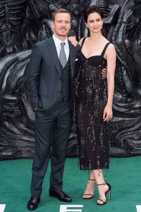 May 4, 2017 - London, London, UK - Michael Fassbender and Katherine Waterston attend the world film premiere of Alien: Covenant World Premiere in London London UK  - ZUMAt138 20170504_zap_t138_005 Copyright: xRayxTangx