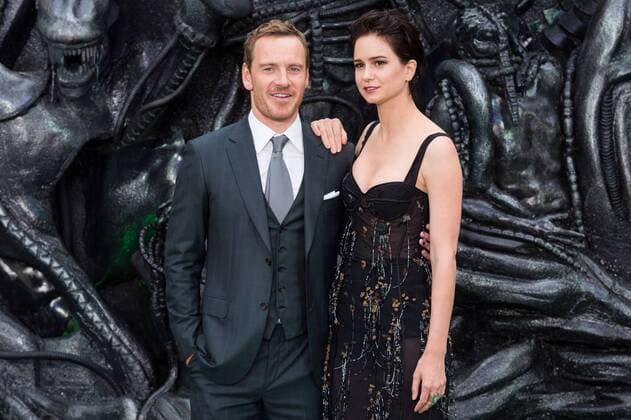 May 4, 2017 - London, London, UK - Michael Fassbender and Katherine Waterston attend the world film premiere of Alien: Covenant World Premiere in London London UK  - ZUMAt138 20170504_zap_t138_002 Copyright: xRayxTangx