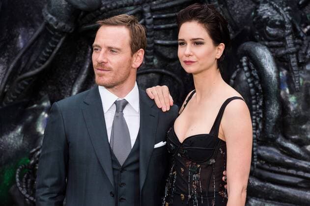 May 4, 2017 - London, London, UK - Michael Fassbender and Katherine Waterston attend the world film premiere of Alien: Covenant World Premiere in London London UK  - ZUMAt138 20170504_zap_t138_003 Copyright: xRayxTangx