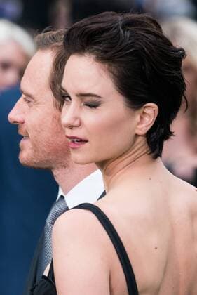 May 4, 2017 - London, London, UK - Michael Fassbender and Katherine Waterston attend the world film premiere of Alien: Covenant World Premiere in London London UK  - ZUMAt138 20170504_zap_t138_017 Copyright: xRayxTangx
