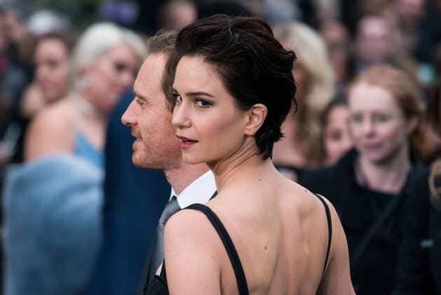 May 4, 2017 - London, London, UK - Michael Fassbender and Katherine Waterston attend the world film premiere of Alien: Covenant World Premiere in London London UK  - ZUMAt138 20170504_zap_t138_018 Copyright: xRayxTangx