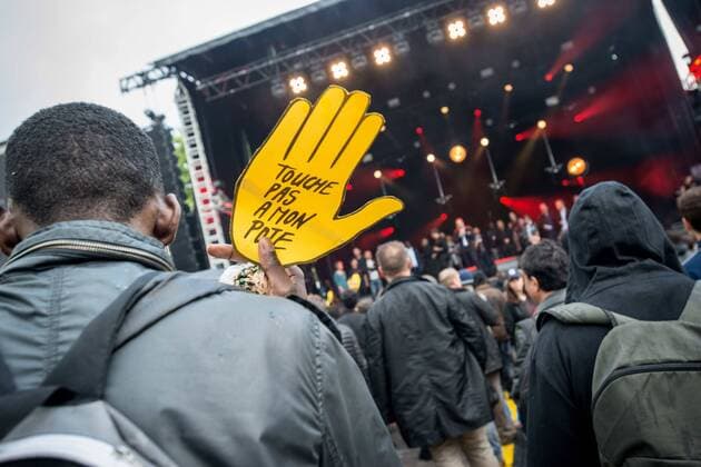May 4, 2017 - Paris, France - Begining of the concert SOS racism against the Front National in Paris, France on May 4, 2017. Paris France  - ZUMAn230 20170504_zaa_n230_387 Copyright: xGuillaumexPinonx