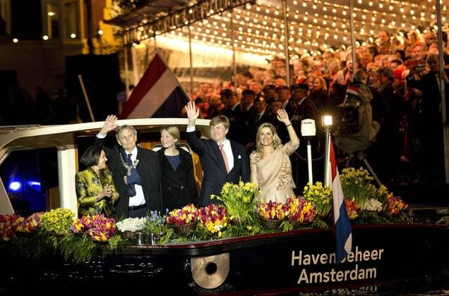 05-05-2017 Amsterdam Queen Maxima and King Willem-Alexander and Eberhard and Femke van der Laan during the liberation concert (Afsluiting Nationale Viering van de Bevrijding) at the Amstel in Amsterdam.  Copyright: xPPE NIEBOERx