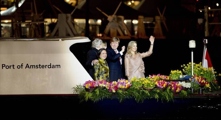 05-05-2017 Amsterdam Queen Maxima and King Willem-Alexander during the liberation concert (Afsluiting Nationale Viering van de Bevrijding) at the Amstel in Amsterdam.  Copyright: xPPE NIEBOERx