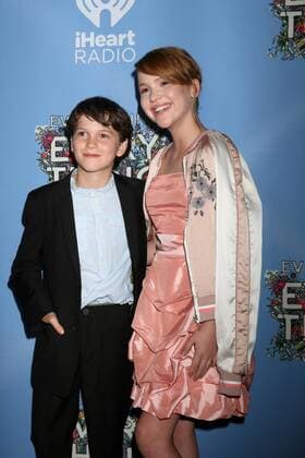 May 6, 2017 - Los Angeles, CA, USA - LOS ANGELES - MAY 6: Gabriel Bateman, Talitha Bateman at the Everything, Everything Premiere on the TCL Chinese 6 Theater on May 6, 2017 in Los Angeles, CA Los Angeles USA - ZUMAb170 20170506_zap_b170_038 Copyright: xKayxBlakex