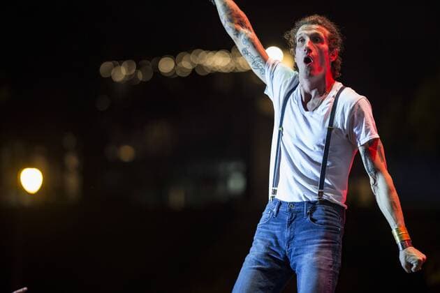 Singer David Shaw of The Revivalists perform at the 2017 Beale Street Music Festival at Tom Lee Park on May 6, 2017 in Memphis, Tennessee. TUSA - 2017 - Beale Street Music Festival - Day 2 - The Revivalists  Copyright: xJamiexGilliamx