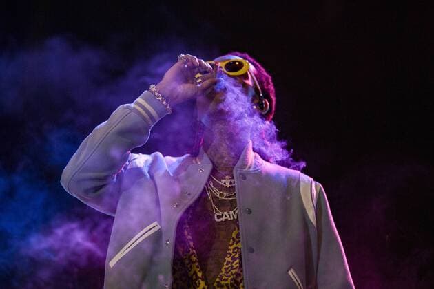 Wiz Khalifa performs at the 2017 Beale Street Music Festival at Tom Lee Park on May 6, 2017 in Memphis, Tennessee. USA - 2017 - Beale Street Music Festival - Day 2 - Wiz Khalifa  Copyright: xJamiexGilliamx
