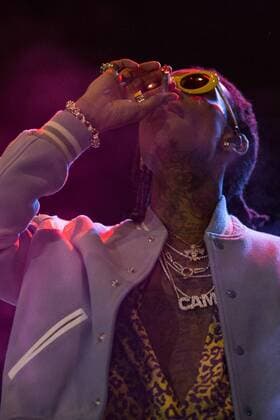 Wiz Khalifa performs at the 2017 Beale Street Music Festival at Tom Lee Park on May 6, 2017 in Memphis, Tennessee. USA - 2017 - Beale Street Music Festival - Day 2 - Wiz Khalifa  Copyright: xJamiexGilliamx